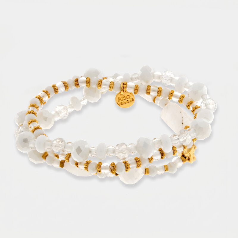 Bracciale in Metallo set bianco - BYSIMON gioielli