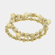 Bracciale in Metallo set bianco