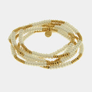 Bracciale in Metallo set bianco