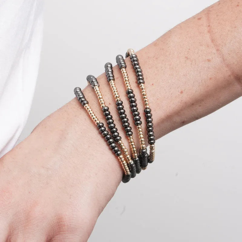 Bracciale in Metallo set nero AMOVENEZIA - gioiello BySimon