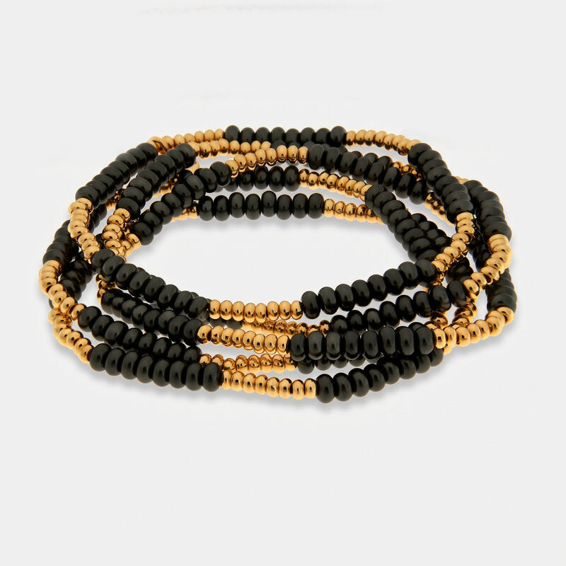 Bracciale in Metallo set nero AMOVENEZIA - gioiello BySimon