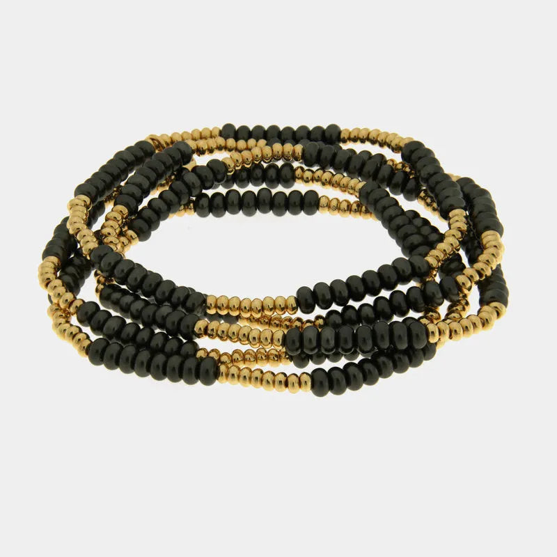 Bracciale in Metallo set nero AMOVENEZIA - gioiello BySimon