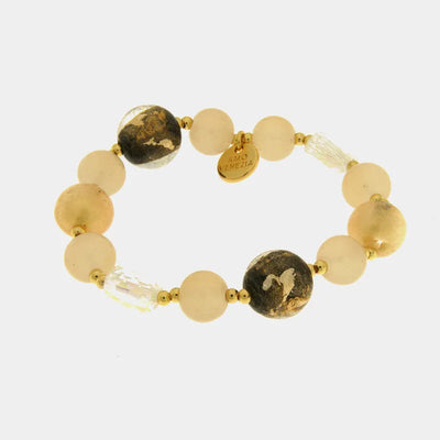 Bracciale in Metallo cristalli art glass