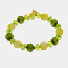Bracciale in Metallo cristalli di Murano verdi