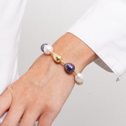 Bracciale in Metallo perle e sfere