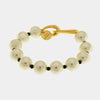 Bracciale in Metallo perle grandi