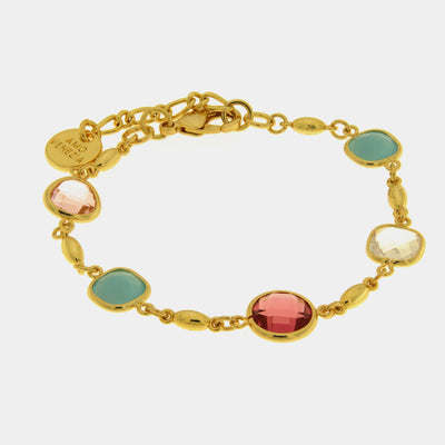 Colorful Crystal Metal Bracelet