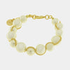 Bracciale in Metallo con perle