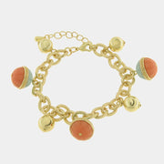 Bracciale in Metallo catena con sfere