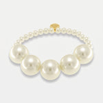 Bracciale in Metallo perle grandi - BYSIMON gioielli