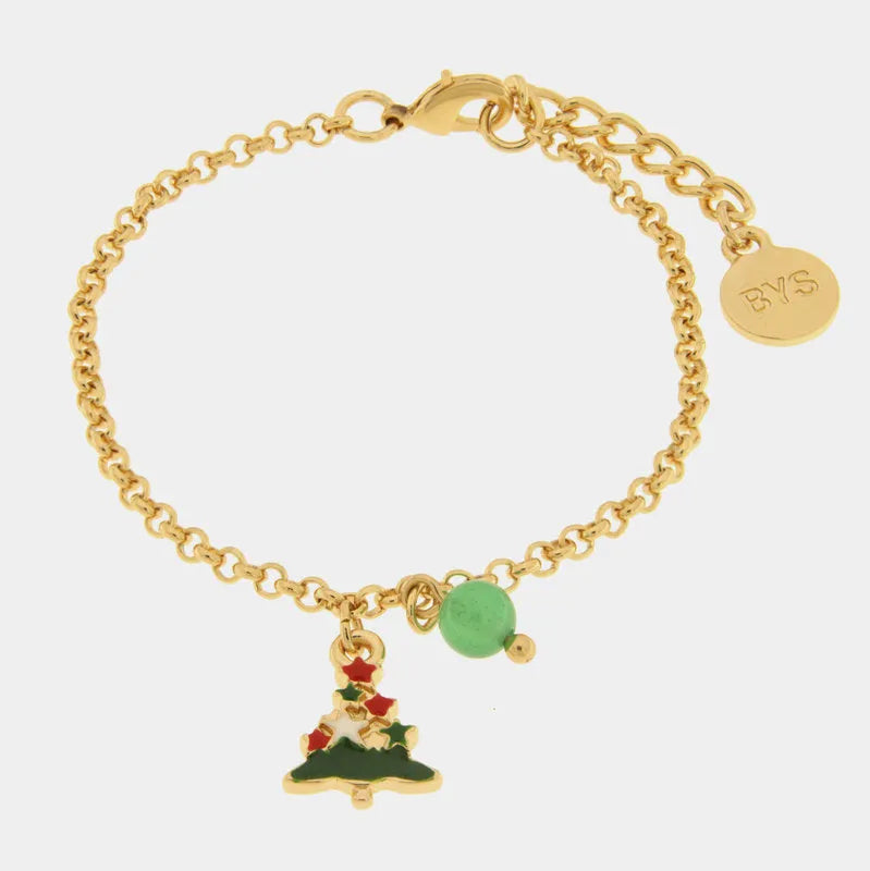 Bracciale in Metallo albero di Natale