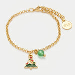 Bracciale in Metallo albero di Natale