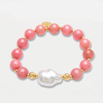 Bracciale in Metallo cristalli corallo AMOVENEZIA - gioiello BySimon