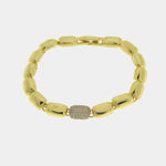 Bracciale in Metallo Dorato sfere rotonde elegante donna AMOVENEZIA - gioiello BySimon
