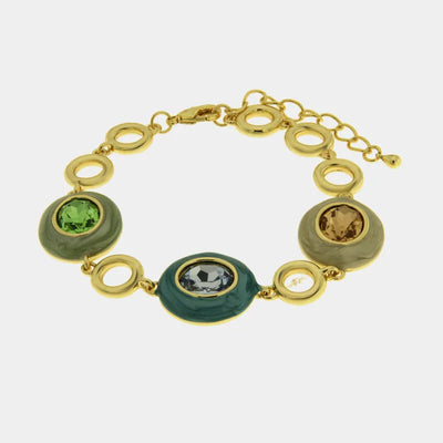 Bracciale in Metallo con cristalli colorati Amo Venezia