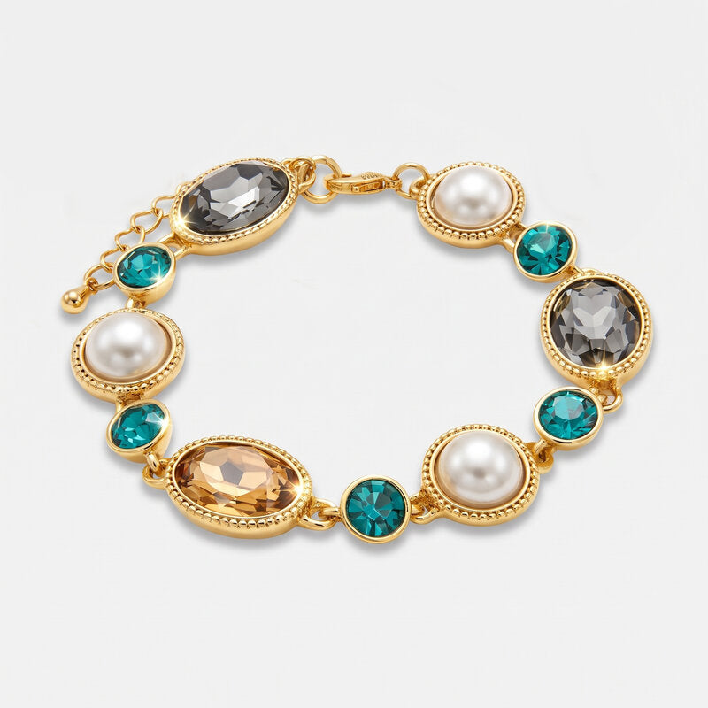 Bracciale in Metallo con pietre e cristalli Amo Venezia