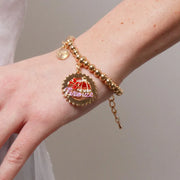 Bracciale in Metallo con scritta Firenze, Giglio Fiorentino e Cupola di Brunelleschi