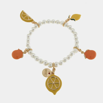 Bracciale perline con limoni siciliani | gioielleria sicilia | BYSIMON
