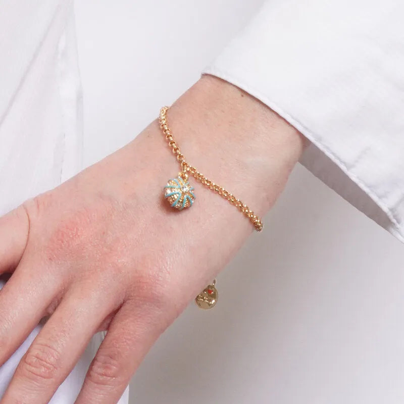 Bracciale in Metallo con ciondolo a forma di riccio SICILY - gioiello BySimon