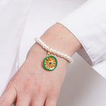 Bracciale in Metallo elastico con ruota di carro siciliano SICILY - gioiello BySimon