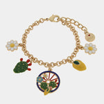 Bracciale in Metallo con ciondoli ispirati alla sicilia SICILY - gioiello BySimon