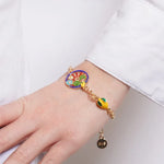 Bracciale in Metallo con ciondoli siciliani SICILY - gioiello BySimon