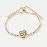 Bracciale in Metallo Bracciale Quadrifoglio Oro - BYSIMON gioielli