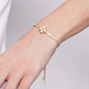 Bracciale in Metallo Quadrifoglio Oro