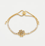 Bracciale in Metallo Quadrifoglio Oro - BYSIMON gioielli