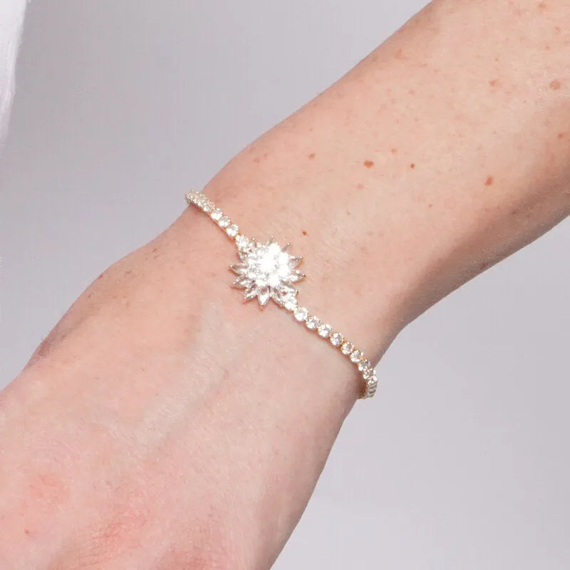 Bracciale in Metallo Girasole Oro BYS - gioiello BySimon