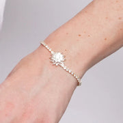 Bracciale in Metallo Girasole Oro