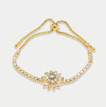 Bracciale in Metallo Girasole Oro BYS - gioiello BySimon