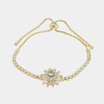 Bracciale in Metallo Girasole Oro BYS - gioiello BySimon