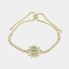 Bracciale in Metallo Girasole Oro
