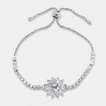 Bracciale in Metallo Fiore Argento BYS - gioiello BySimon