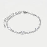 Bracciale in Metallo Cristallo Tondo Piccolo BYS - gioiello BySimon