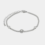 Bracciale in Metallo Cristallo Tondo Piccolo BYS - gioiello BySimon