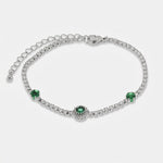 Bracciale in Metallo Cristalli Verdi BYS - gioiello BySimon