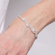 Bracciale in Metallo Infinito Argento
