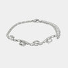 Bracciale in Metallo Infinito Argento