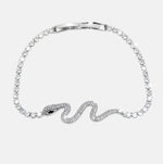 Bracciale in Metallo Serpente Argento - BYSIMON gioielli
