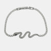 Bracciale in Metallo Serpente Argento