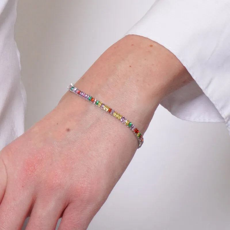 Bracciale in Metallo Bracciale Cristalli Elegante BYS - gioiello BySimon