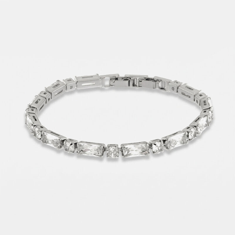 Bracciale in Metallo Cristalli Bianchi BYS - gioiello BySimon