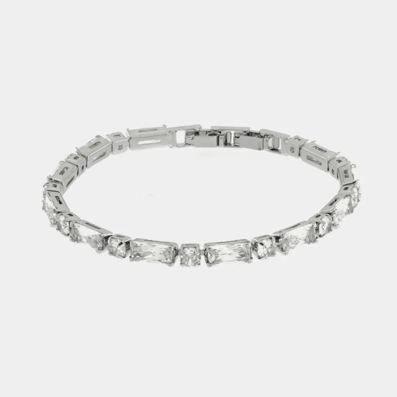 Bracciale in Metallo Cristalli Bianchi BYS - gioiello BySimon