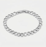 Bracciale in Metallo Cristalli Rettangolari Grandi - BYSIMON gioielli