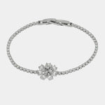 Bracciale in Metallo Fiore Centrale Cristalli BYS - gioiello BySimon