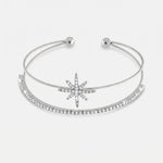 Bracciale in Metallo Rigido Stella Cristalli BYS - gioiello BySimon