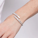 Bracciale in Metallo Multigiro Tre File BYS - gioiello BySimon