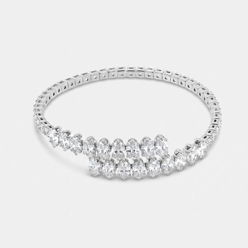 Bracciale in Metallo Multigiro Tre File BYS - gioiello BySimon